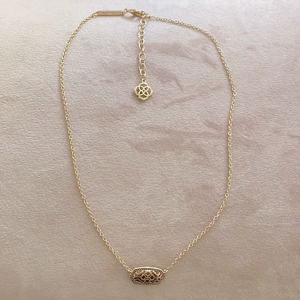 Kendra Scott 18k Rose Gold Vermeil Necklace - Picture 1 of 3